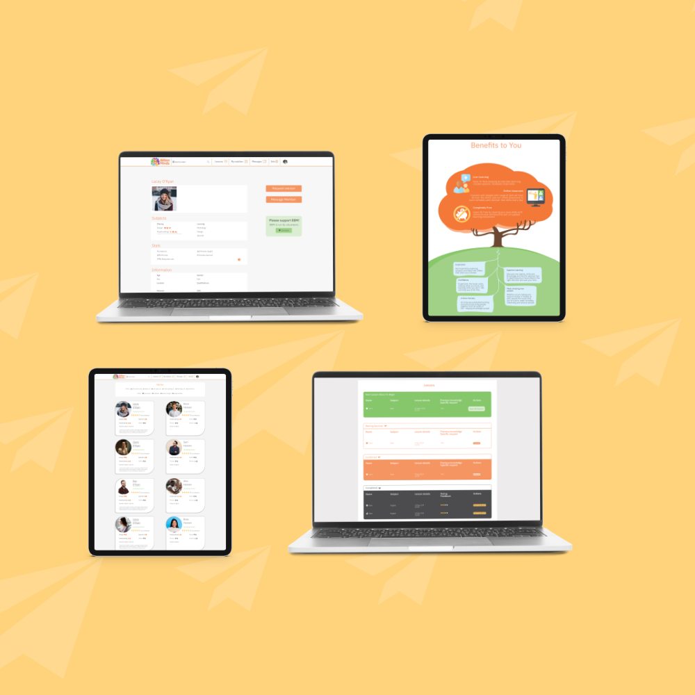 8 Billion Minds web designs